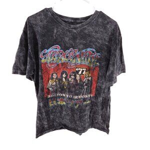 Aerosmith Boston to Budokan Tour T-Shirt Graphic Band Tee Concert Shirt Sz L